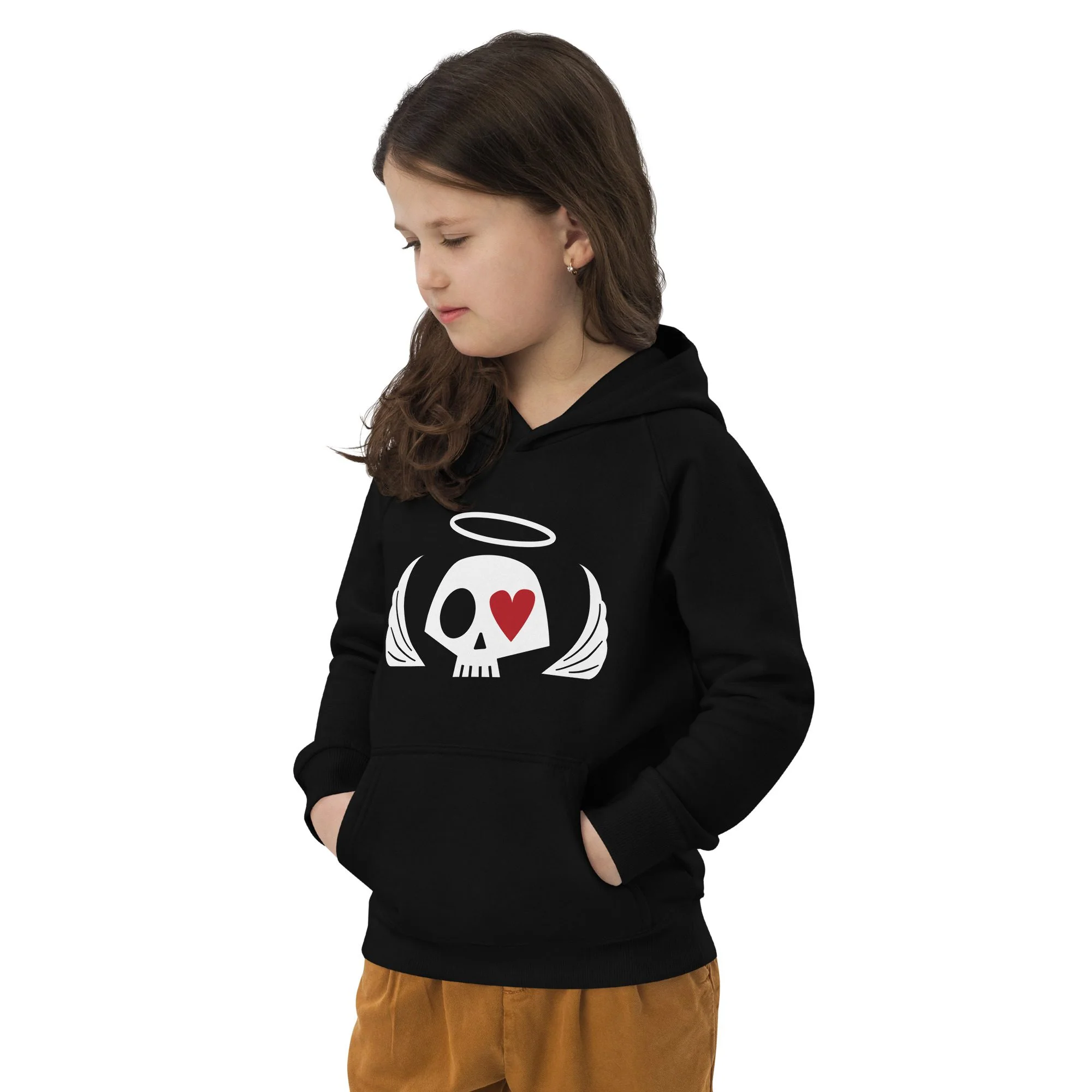 Sudadera calavera niño negra Skully - Imagen 3