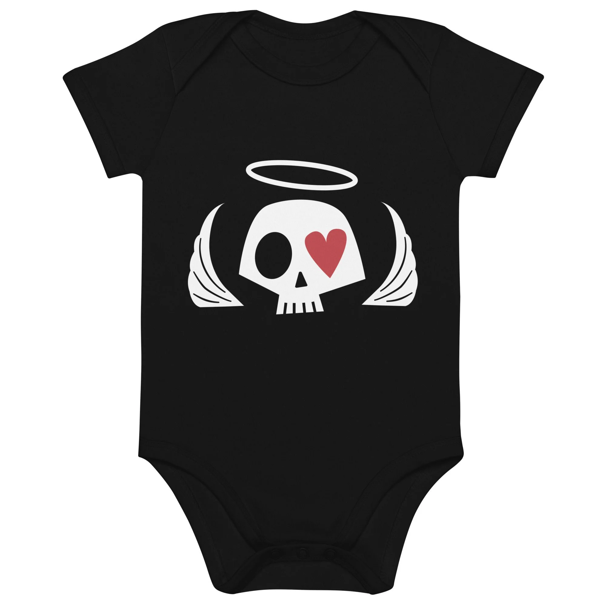 Body bebé calavera negro Skully - Imagen 4