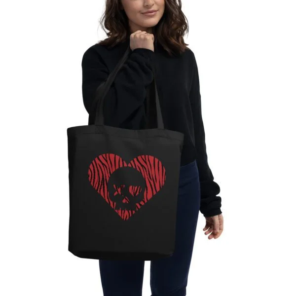 bolso-algodon-organico-corazon-calavera-cebra-rojo