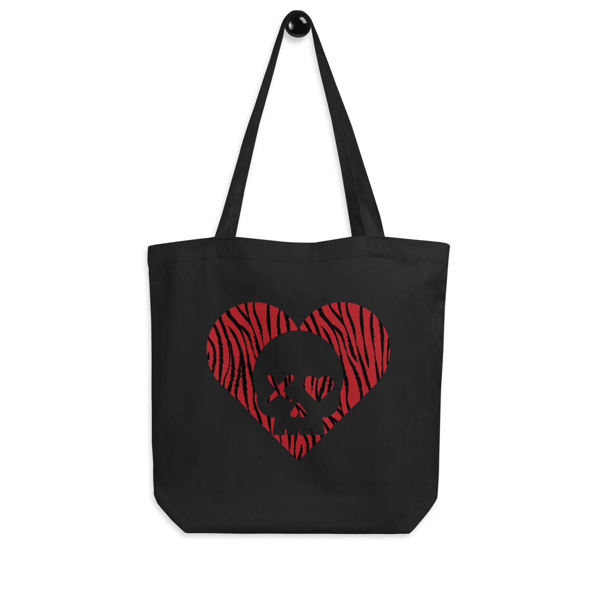 bolso-algodon-organico-corazon-calavera-cebra-rojo