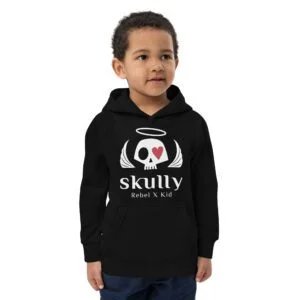 Sudadera calavera niño negra Skully Rebel kid