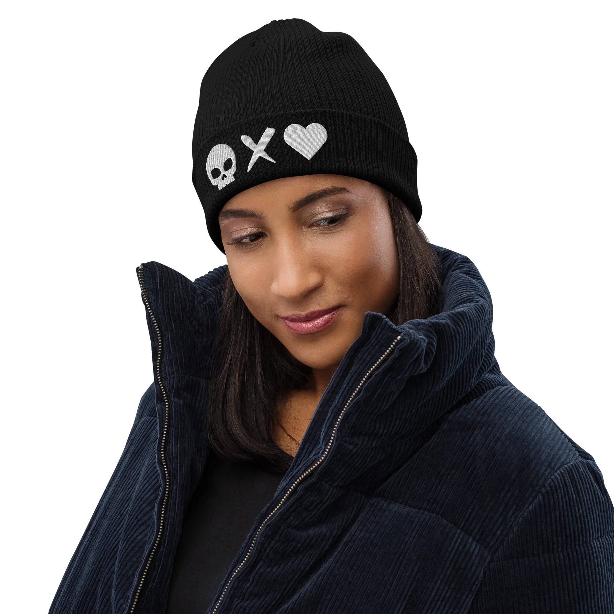 gorro-algodon-organico-calavera-blanco