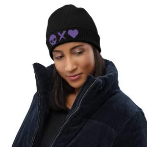gorro-algodon-organico-calavera-morado