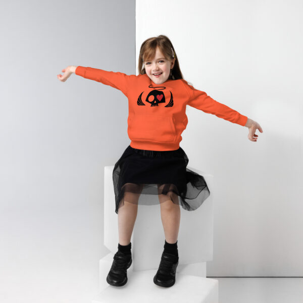 Sudadera calavera niño orange Skully