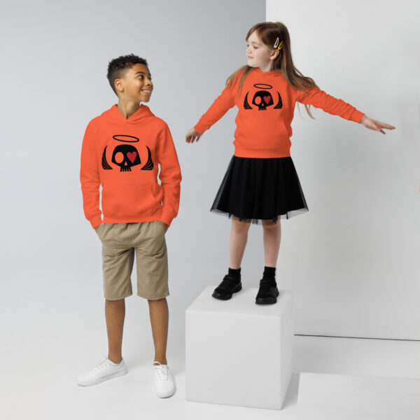 Sudadera calavera niño orange Skully - Imagen 3