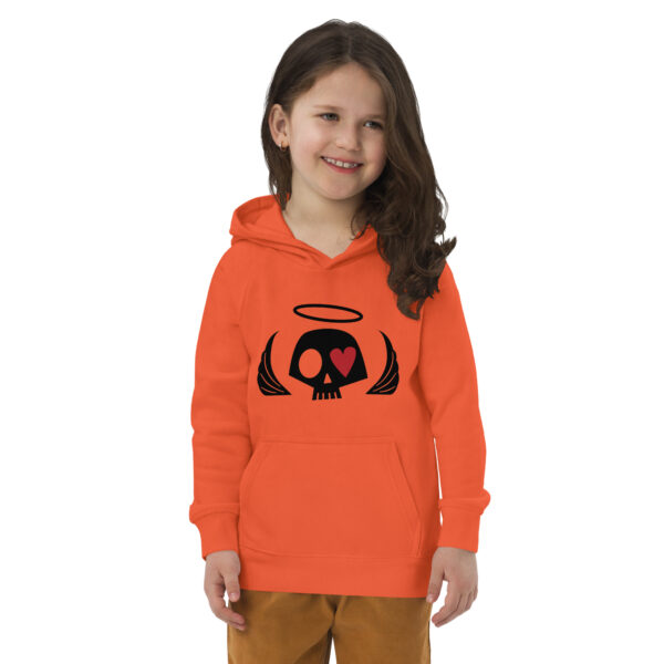 Sudadera calavera niño orange Skully - Imagen 4